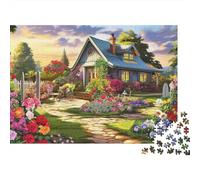 Puzzles 1000 Pezzi Cozy Cottage Garden Per Adulti E Bambini Più Grandi Intrattenimento Creativo Collection Idea Regalo Uomo E Donna 52x38cm/1000pcs