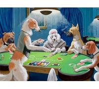 Puzzles 1000 Pezzi - Dogs Playing Pokers Poster，Abstract Art Puzzle - Per Giocattoli Per Adulti Divertenti E Sfidanti Gifts - Giocattoli Educativi Per La Famiglia - Pk245Zw
