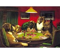 Puzzles 1000 Pezzi - Dogs Playing Pokers Poster，Abstract Art Puzzle - Per Giocattoli Per Adulti Divertenti E Sfidanti Gifts - Giocattoli Educativi Per La Famiglia - Pk238Zw