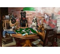 Puzzles 1000 Pezzi - Dogs Playing Pokers Poster，Abstract Art Puzzle - Per Giocattoli Per Adulti Divertenti E Sfidanti Gifts - Giocattoli Educativi Per La Famiglia - Pk244Zw