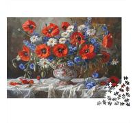 Puzzles 1000 Pezzi Floral Still Life Painting Per Adulti E Bambini Con Intrattenimento Creativo Collection Regalo Per La Famiglia 70x50cm/1000pcs