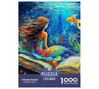 Puzzles 1000 Pezzi Mermaid Per Adulti E Ragazzi Intrattenimento Creativo Collection The World in Books Regalo Per Adulti E Bambini Da 14 Anni E Più 38x26cm/1000pcs