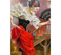 Puzzles 1000 Pezzi - Spanish Dance Oil Painting - Giocattolo Per Sfidare Gli Adulti Con Puzzle Per Famiglie - Elderly Gioco Di Memoria - Regali Di Arte Murale - Sk488Zp