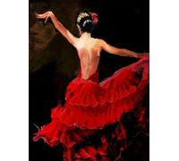 Puzzles 1000 Pezzi - Spanish Dance Oil Painting - Giocattolo Per Sfidare Gli Adulti Con Puzzle Per Famiglie - Elderly Gioco Di Memoria - Regali Di Arte Murale - Sk486Zp