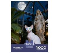 Puzzles 1000 Teile Peter die kahle Katze Erwachsene Klassische Puzzles Geschenk Interaktives Spielzeug Pädagogisches Spiel Home Dekoration 38x26cm/1000pcs