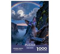 Puzzles 1000 Teile von Devon Rex Erwachsene Klassische Puzzles Interaktives Spielzeug Pädagogisches Spiel Home Dekoration 70x50cm/1000pcs