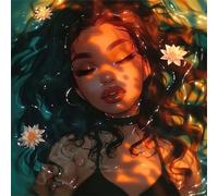 Puzzles 200 Pieces for Adults Sunshine Girl Pond, Hard Impossible Jigsaws 200 pieces for adults, Educational Game Challenge Toy Colorful DIY puzzles for Home