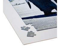 PUZZLES, cartoncino per puzzle da incollare, autoadesivo, con gancio. Spessore: 2,5 mm, parte posteriore adesiva, da appendere su una tavola., 50 x 70cm