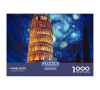 Puzzles Da 1000 Pezzi Per Leaning Tower of Pisa Colorato Puzzle Carta Al 100% Idea Regalo Uomo E Donna Great Architecture Regalo Per Adulti E Bambini Adulti E Bambini Dai 14 Anni 70x50cm/1000pcs