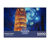 Puzzles Da 1000 Pezzi Per Leaning Tower of Pisa Puzzle Impossibili Carta Al 100% Idea Regalo Uomo E Donna Great Architecture Regalo Per Adulti E Bambini Adulti E Bambini 38x26cm/1000pcs