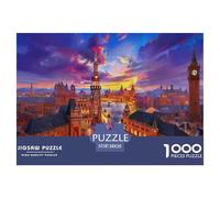 Puzzles Da 1000 Pezzi Per Plaza De España Colorato Puzzle Carta Al 100% Idea Regalo Uomo E Donna Great Architecture Classici Per Adulti E Bambini Per Adulti 14+ 38x26cm/1000pcs