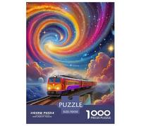 Puzzles Da 1000 Pezzi Per Steam Train Colorato Puzzle Carta Al 100% Idea Regalo Uomo E Donna Dream Train Regalo Per Adulti E Bambini Adulti E Bambini Dai 14 Anni 70x50cm/1000pcs
