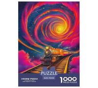 Puzzles Da 1000 Pezzi Per Steam Train Colorato Puzzle Carta Al 100% Regalo Perfett Dream Train Classici Per Adulti E Bambini Puzzle Per Adulti 14+ 70x50cm/1000pcs