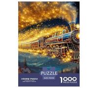 Puzzles Da 1000 Pezzi Per Steam Train Puzzle Impossibili Carta Al 100% Idea Regalo Uomo E Donna Dream Train Regalo Per Adulti E Bambini Adulti E Bambini Dai 14 Anni 70x50cm/1000pcs