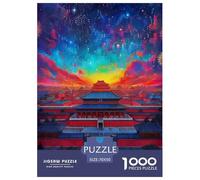 Puzzles Da 1000 Pezzi Per The Forbidden City Colorato Puzzle Carta Al 100% Regalo Perfett Great Architecture Regalo Per Adulti E Bambini Adulti E Bambini Dai 14 Anni 70x50cm/1000pcs