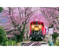 Puzzles for Adults 120 Pezzi Treno Primavera Puzzle Giochi 25 x 20 cm Intrattenimento Creativo Puzzle Classico Puzzle Difficile Puzzle da 120 Pezzi per Adulti