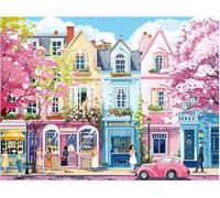 Puzzles for Adults 1314 Pezzi Paesaggio Strada Città Puzzle Giochi 75 x 50 cm Intrattenimento Creativo Puzzle Classico Puzzle Difficile Puzzle da 1314 Pezzi per Adulti