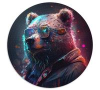 Puzzles für 1000 Teile, Braunbär-Puzzles aus Pappe, ideal für Familienspaß - perfektes Geschenk für Feiertage, Geburtstage, 1000 Teile (67,5x67,5cm)