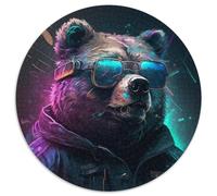 Puzzles für 1000 Teile, Braunbär-Puzzles aus Pappe, ideal für Familienspaß - perfektes Geschenk für Feiertage, Geburtstage, 1000 Teile (67,5x67,5cm)