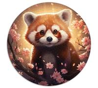 Puzzles für 1000 Teile, Roter Panda, Papppuzzles, ideal für Familienspaß - perfektes Geschenk für Feiertage, Geburtstage, 1000 Stück (67,5x67,5cm)