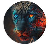 Puzzles für 1000 Teile, Tier-Leoparden-Puzzles aus Pappe, ideal für Familienspaß - perfektes Geschenk für Feiertage, Geburtstage, 1000 Teile (67,5x67,5cm)