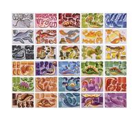 Puzzles Kids, Animal Assembly Toy, 30-Piece Learning Set, Paper Cartoon Material, Educational Jigsaw Puzzle, For Boys, Preschool, Classroom, Desk, Party Favors Use 8.5x5.8cm/3.35x2.28 inches