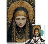 Puzzles mit der Jungfrau Maria für Erwachsene und Jugendliche, entspannendes intellektuelles Lernspielzeug, Geburtstagsgeschenk, Geschenke, Wandkunst, 38x26cm