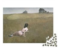 Puzzles museo 1000 Pezzi Andrew Wyeth Rompicapo in Legno, Relax Puzzle Christina's World, Giochi Rompicapo, Puzzle opere d'arte famose nel mondo Per Giovani E Adulti Regali, Decorazioni Per La Casa