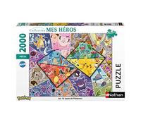 Puzzles Nathan- Puzzle 2000 Pezzi-Foto d'Arte Pokémon Adulto, 4005556873142 - N