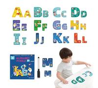 Puzzles Per Bambini | Puzzle Educativo Alfabeto per Imparare le Lettere | Gioco Didattico con Personaggi Cartoon per Bambini Scuola Materna e Asilo Divertente