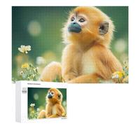 Puzzles - Puzzle, Babbuino, Scimmia, Animali, per adulti, Famiglia, Attività e Giochi per la casa, 1000 pezzi