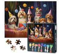 Puzzles - Puzzle con animali divertenti per adulti, 1000 pezzi, per adulti e cuccioli, per feste di compleanno, 1000 pezzi, dimensioni finite 50 x 70 cm