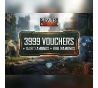 Puzzles & Survival - 3999 Vouchers + 1439 Diamonds + 896 Diamonds Direct Top-Up - GLOBAL