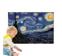 Puzzles Tube - Piccola tascabile portatile, pezzi di cartone resistenti, illustrazioni colorate ad alta definizione, custodia inclusa | attività anti-stress unica per l'ufficio o l'eco