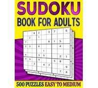 Puzzlesline Press Sudoku Book for Adults Easy to Medium (Tascabile)