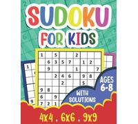 Puzzlesline Press Sudoku for Kids Ages 6-8 (Tascabile)