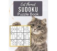 Puzzlestoria Cat Themed Sudoku Puzzle Book (Tascabile)