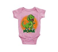 Puzzletee Body Neonata Dinosauri - Nome Personalizzato - Piccolo - T-rex - Felice - Body Simpatici - Feminuccia Idea Regalo