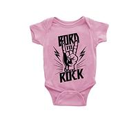 Puzzletee Body Neonato Rock - Born to Rock, Idea Regalo