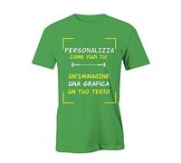 Puzzletee - Maglietta Personalizzata Fronte e Retro - Scegli tra Uomo, Donna o Bambino - in Cotone, Stampa con Inchiostri Certificati Oeko-Tex - Idea Regalo Unica e Divertente
