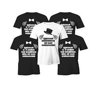 Puzzletee Pacchetto Tshirt Addio al Celibato - Questo Colione Si Sta Sposando - Maglietta Sposo - Amico del Colione - Set Magliette Celibato - Matrimonio - Idea Regalo