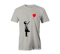 Puzzletee Tshirt Banksy Bambina col Palloncino - Street Art - Idea Regalo