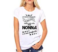 Puzzletee Tshirt Festa dei Nonni Mi Hanno Chiamato in Molti Modi nella mia Vita, ma Nonna è Il Mio Preferito- Tshirt Simpatiche e Divertenti - Idea Regalo - in Cotone by
