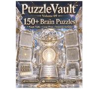 PuzzleVault Volume 09: 150+ Brain Puzzles: Large Print Mixed Challenges for Focus, Reasoning, Memory and Everyday Entertainment