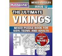 Puzzlewhiz Publ The Ultimate Vikings Mixed Puzzle Book for Kids, Tee (Tascabile)