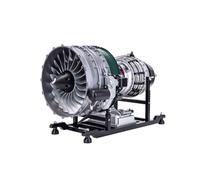 PuzzXfundty Kit motore a combustione interna 1/10, doppio rotore, assiale, turbofan, modellino aereo, motore per aeromobili, 1000 pezzi, regalo fai da te per Natale 2024