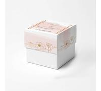PV Grafik 24 Scatole Confetti Matrimonio Personalizzate | Kit Bomboniere Matrimonio Fai da Te con Bigliettini Confetti Personalizzati | Scatoline Portaconfetti Promessa e Anniversario(RittaM26)