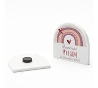 PV Grafik® Bomboniere Battesimo Calamita Personalizzata Bimbo/Bimba - Magneti Ricordo Nascita e Battesimo - a partire da 24 pz Bomboniera Personalizzata Baby Shower - Calamita Nascita (R05)