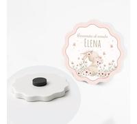 PV Grafik® Calamita Personalizzata per Sacchetto Bomboniera set a partire da 24 pz di Bomboniera Personalizzata Nascita, Battesimo, Compleanno, realizzati in similplex (17)