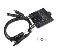 PV Optimizer 650W MPPT Solar Panel Booster | Tecnologia MPPT, +25% di rendimento energetico, compatibile con moduli, nero, alloggiamento in plastica